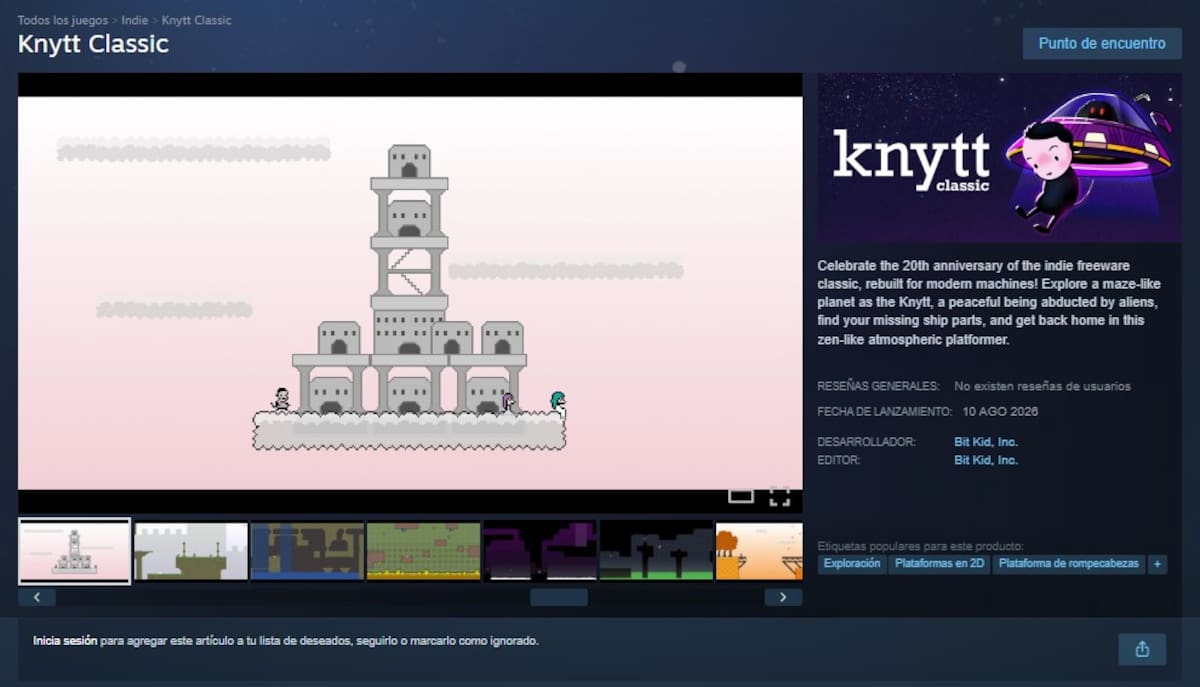 Knytt Classic Steam