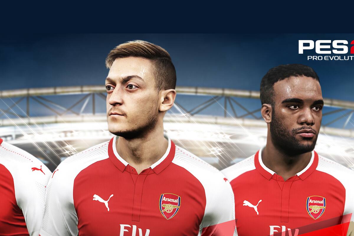 Mejorarán los rostros de los jugadores del Arsenal en PES 2018