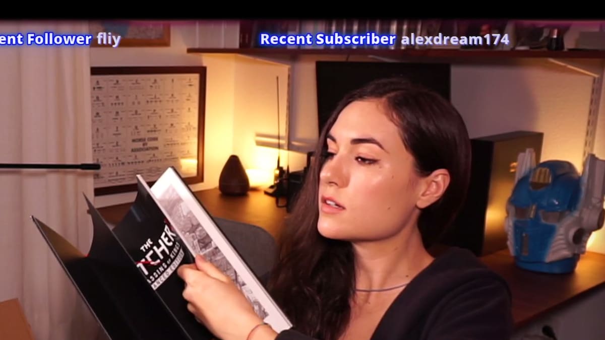 La actriz de cine para adultos hace transmisiones en Twitch