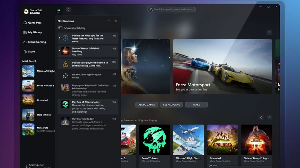 La actualización de noviembre está aquí y Xbox sigue mejorando la experiencia de usuario
