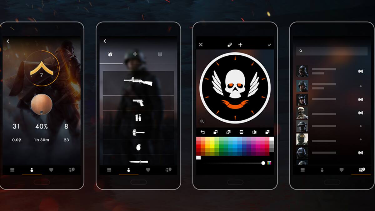 La aplicación funcionará con Battlefield 1 y Battlefield 4