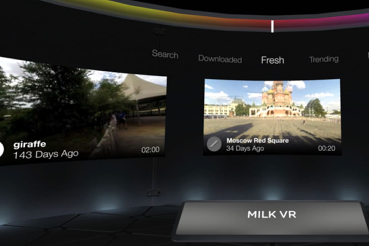 Samsung lanza tienda de contenidos de realidad virtual Milk VR
