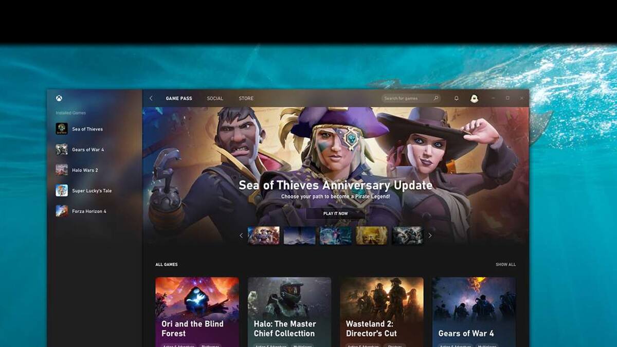 La aplicación Xbox (Beta) tiene una nueva actualización disponible