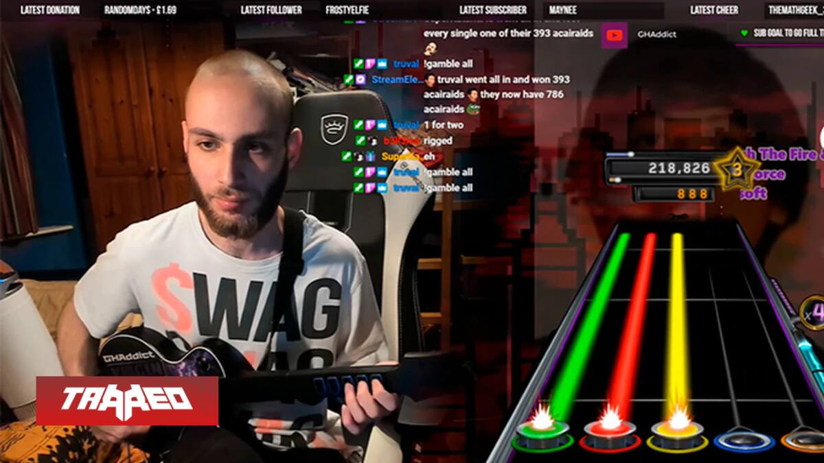 La canción de Dragonforce es una de las más difíciles de tocar en el juego