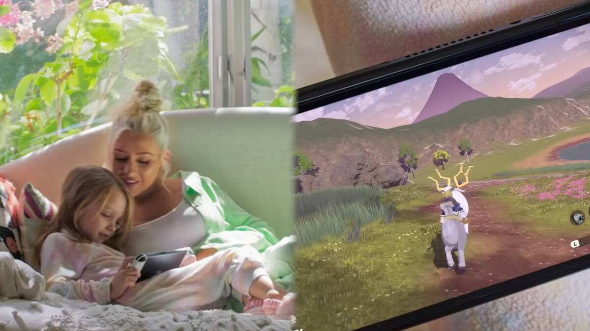La celebridad y su hija son las primeras personas del público que juegan la nueva aventura Pokémon