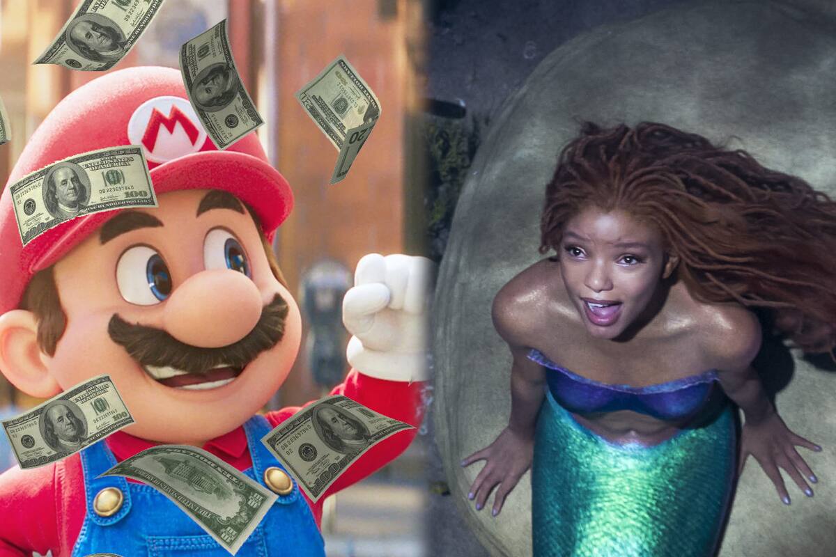 Ni La Sirenita tuvo mejor estreno que Super Mario Bros. La Película