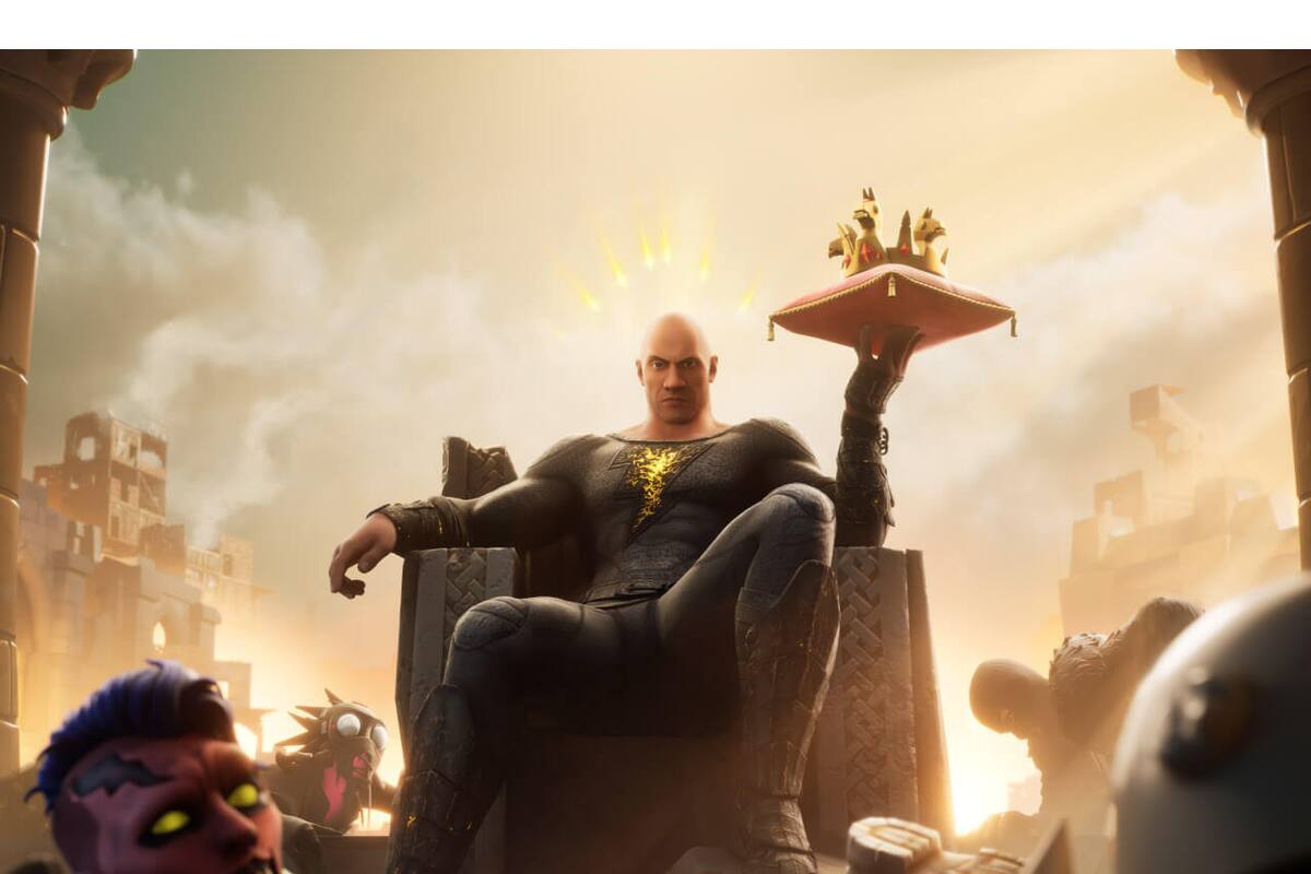 Fortnite: Battle Royale recibió al poderoso Black Adam, ¿cómo conseguir su skin?