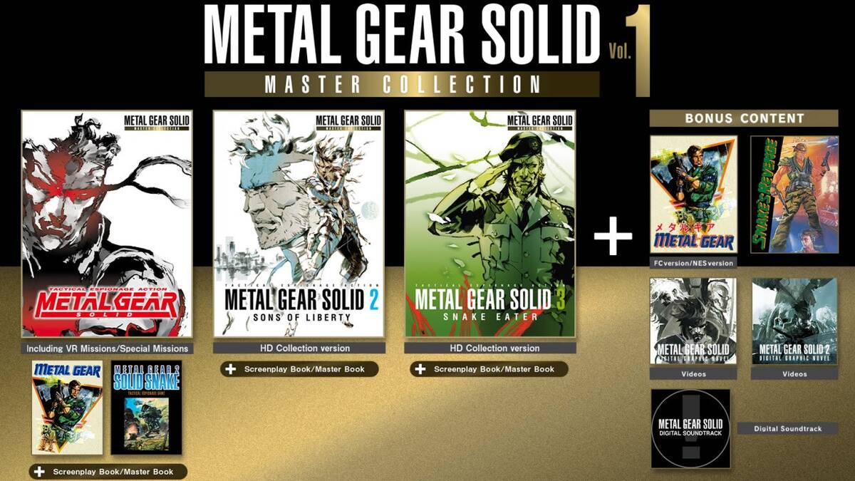 La colección de la obra de Hideo Kojima debutará el 24 de octubre en PS5, Xbox Series X|S, PC y Switch