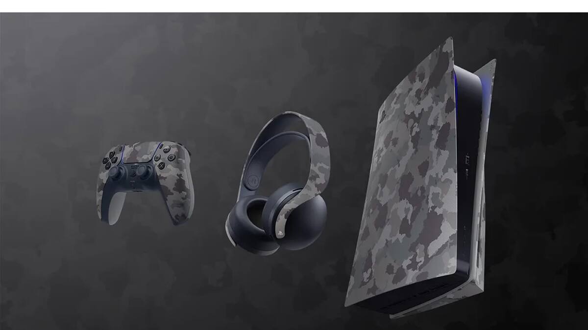 La colección Grey Camouflage también incluye un nuevo modelo del headset Pulse 3D