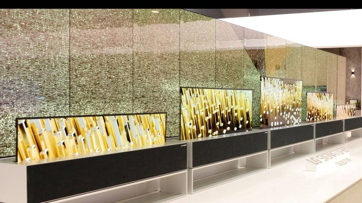La compañía presentó la serie OLED TV R en el CES 2020