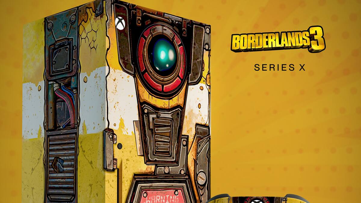 La compañía y un popular diseñador hicieron una consola temática de Claptrap