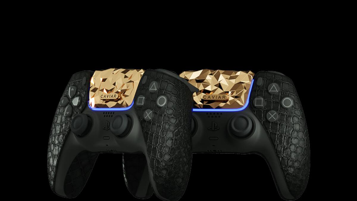 La consola Golden Rock correrá por cuenta de la lujosa marca Caviar