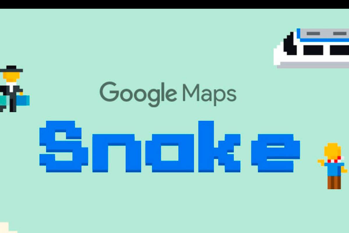 ¡Juega una versión de Snake en Google Maps!