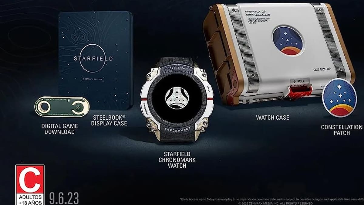 La edición de colección incluye un bonito reloj