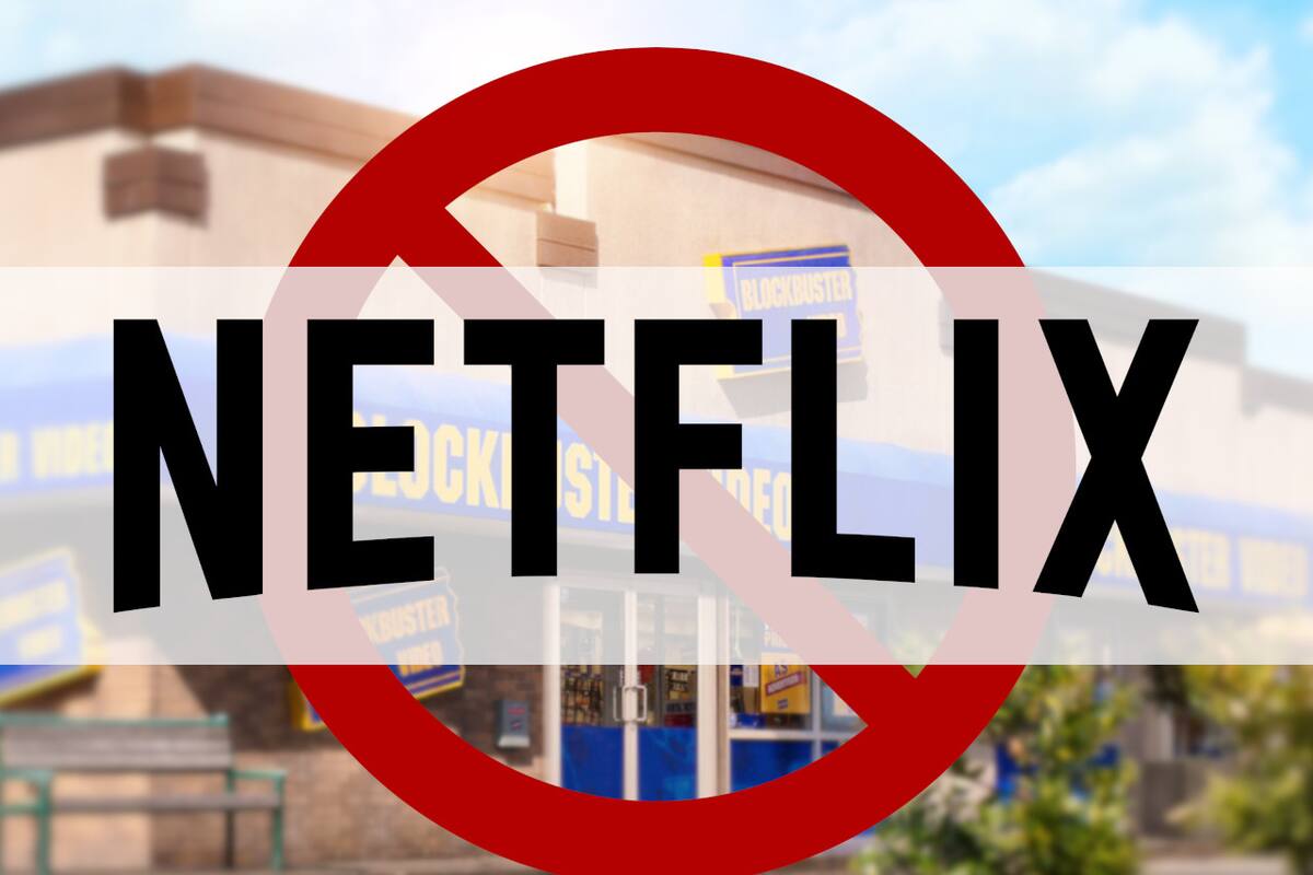 ¿Es burla? Netflix acaba con Blockbuster una vez más