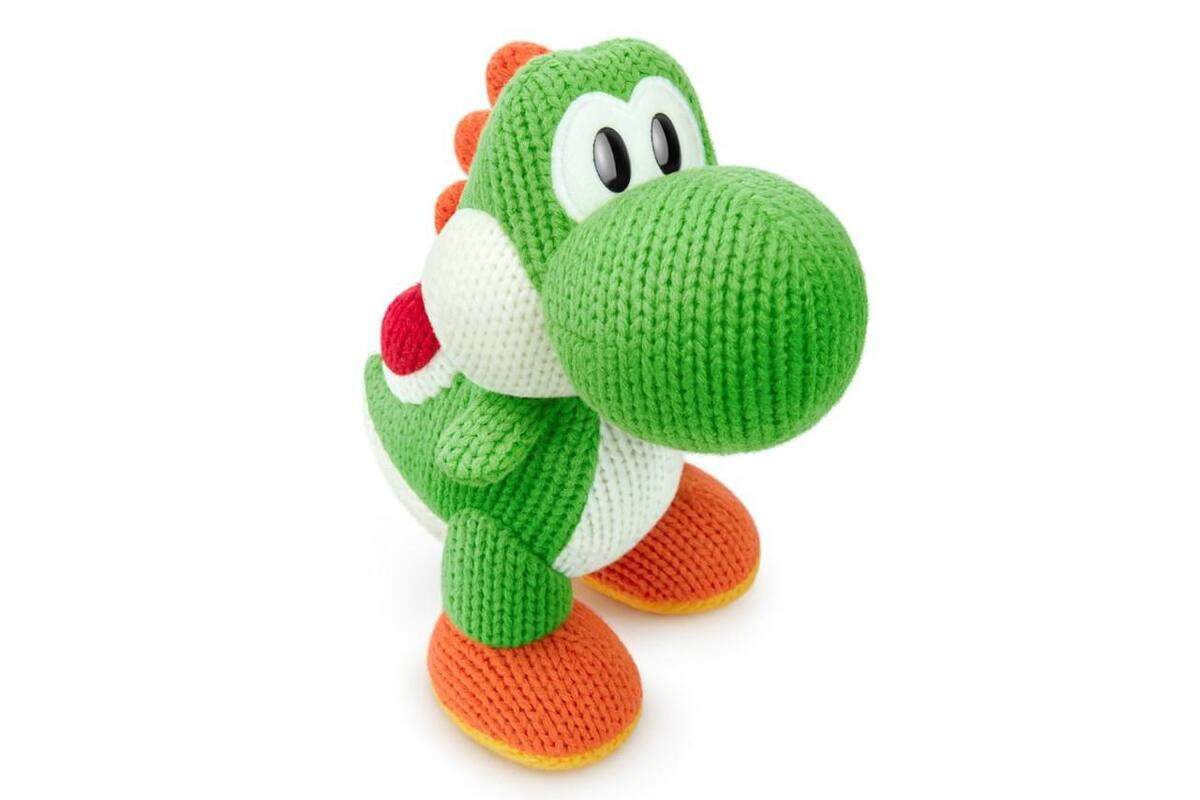 Mira el nuevo amiibo gigante de Yoshi's Wolly World