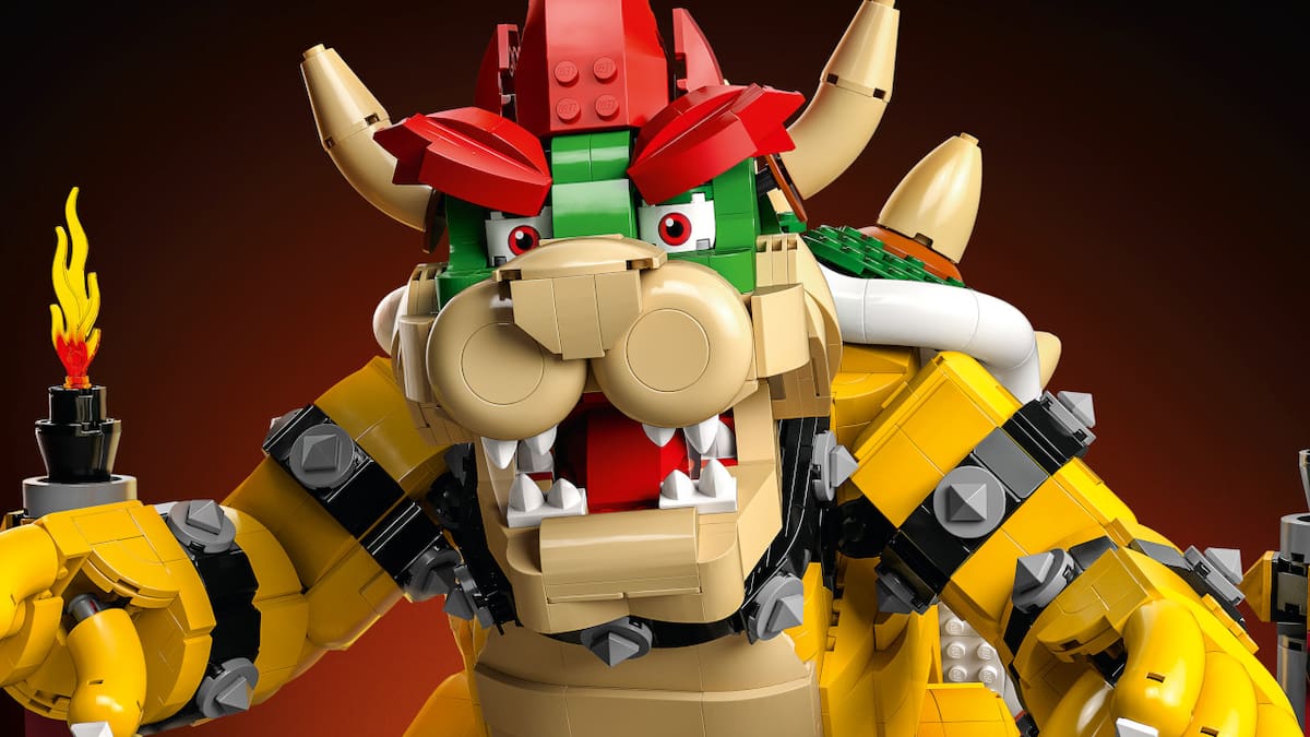La estatua está basada en el set del Rey Koopa que saldrá a la venta en octubre