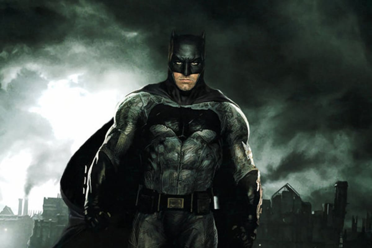 Square Enix presenta figura de Batman en blanco y negro