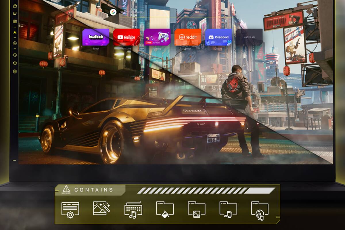 Gratis: obtén el genial mod de Cyberpunk 2077 para el navegador Opera GX