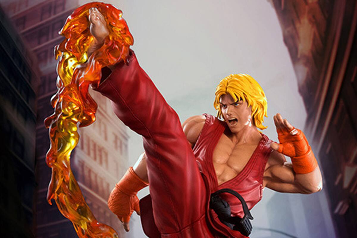 Mira esta costosa estatua de Ken de Street Fighter