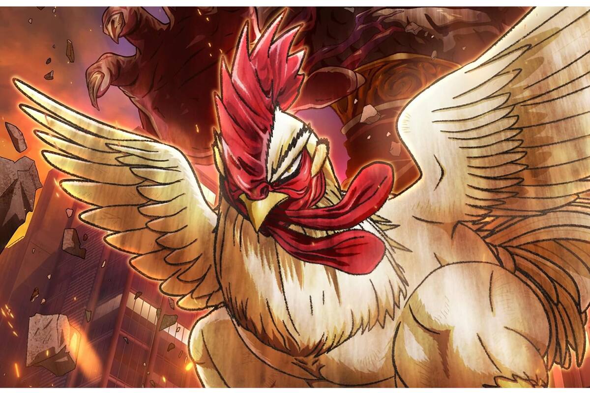 Rooster Fighter, el manga protagonizado por un gallo, tendrá un anime