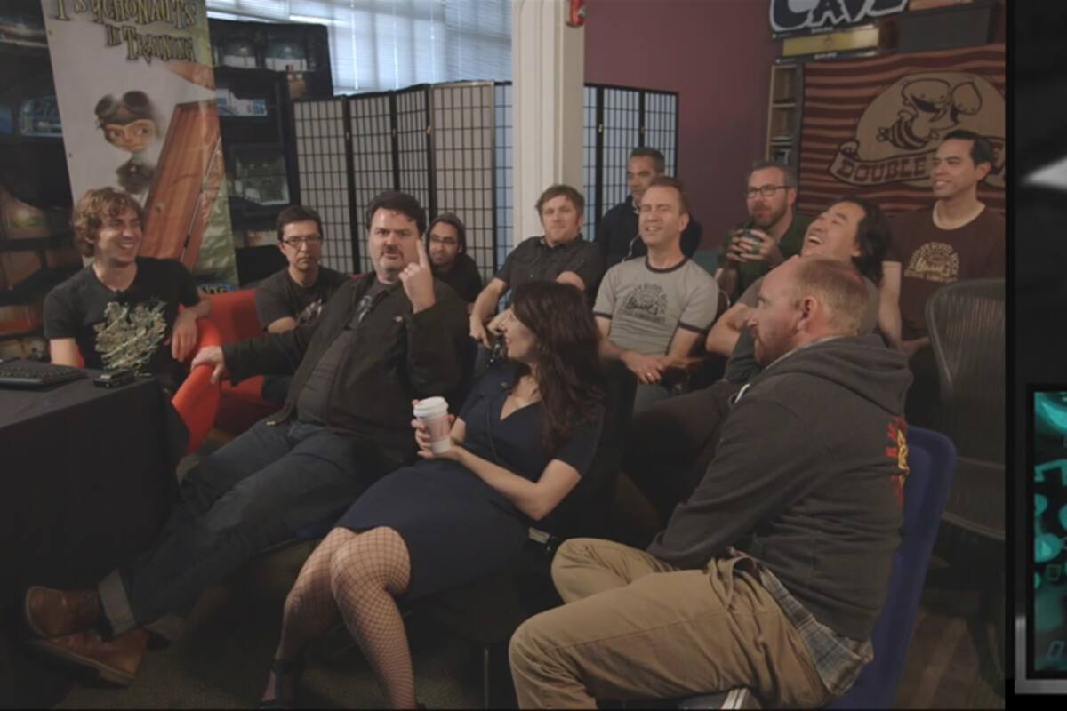 Speedrunner destruye Psychonauts frente a Tim Schafer