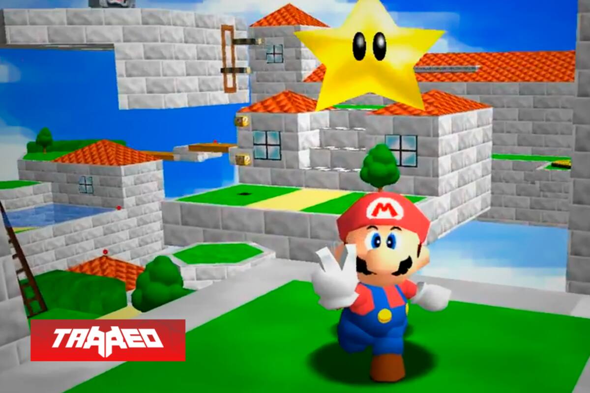 Speedrunner logra pasarse Super Mario 64 en 2 horas, con los ojos VENDADOS y consiguiendo 70 estrellas