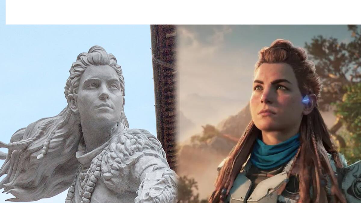 La hermosa escultura de la protagonista del juego busca honrar a las “mujeres heroicas”