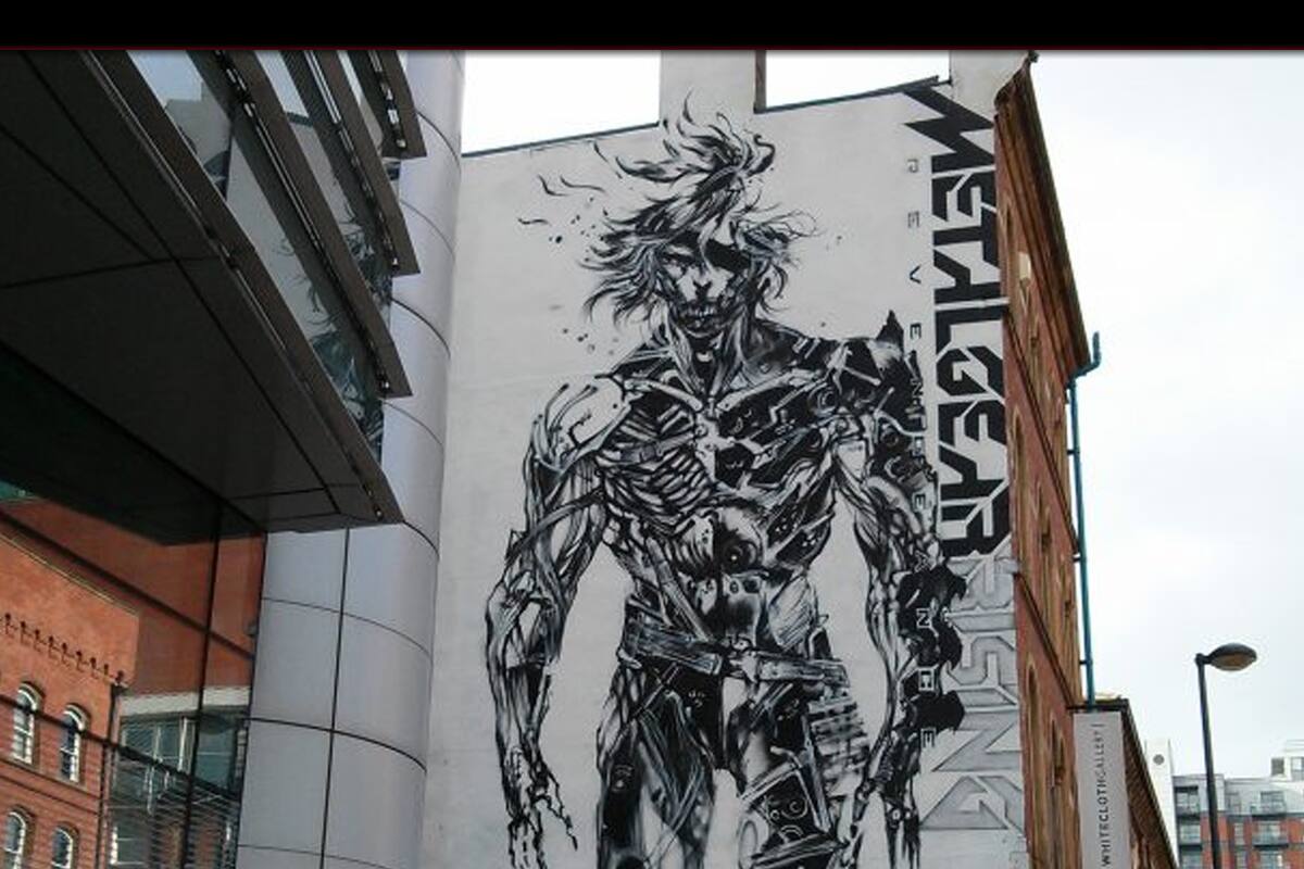 Retiran emblemático mural de Metal Gear Rising después de 7 años