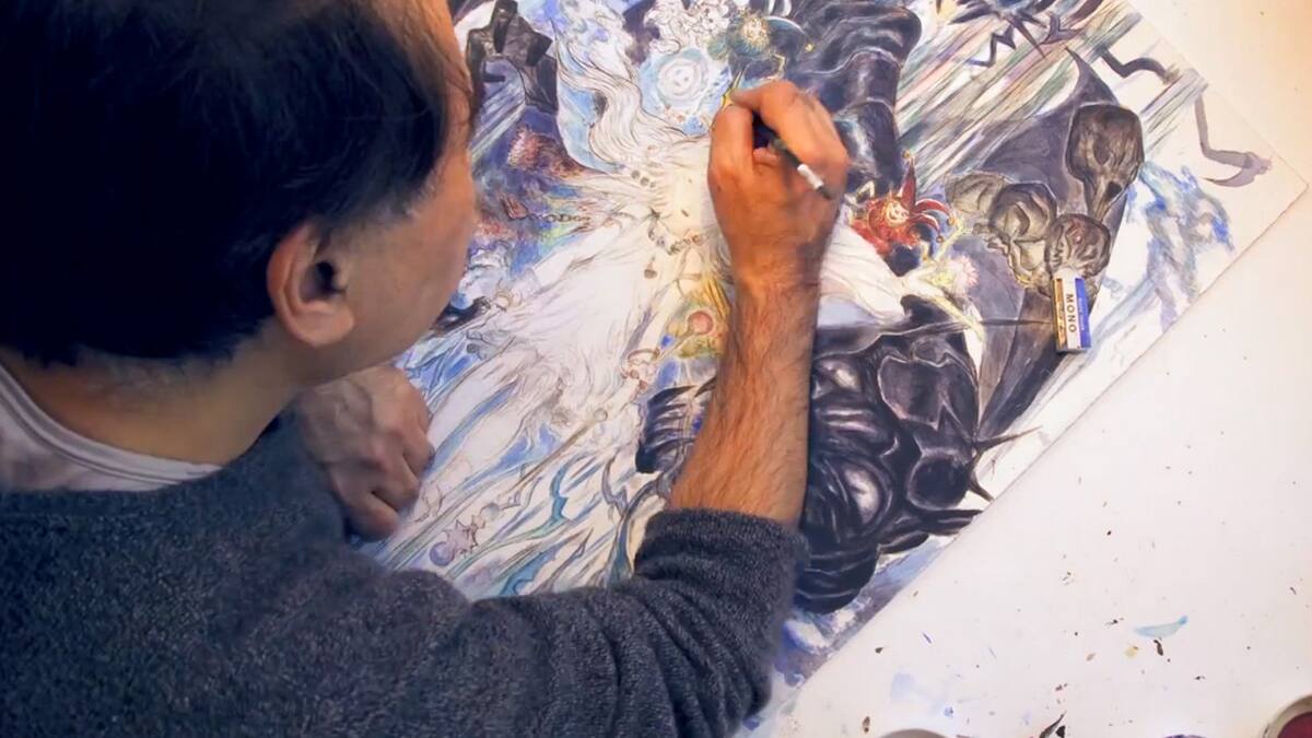 La ilustración de Yoshitaka Amano forma parte de la una campaña con fines benéficos