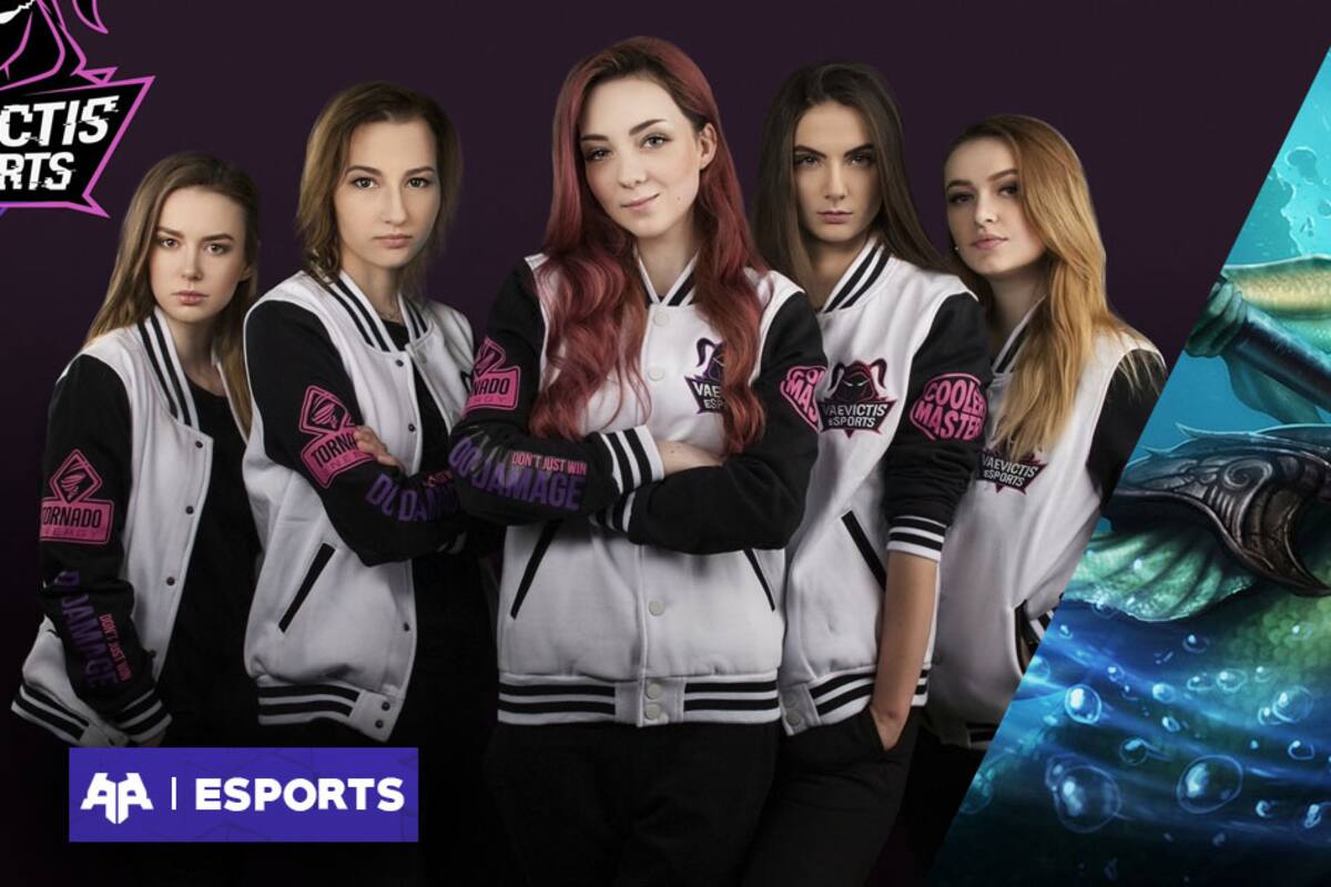 En el debut de equipo femenino Vaevictis, cinco soportes son baneados por equipo adversario