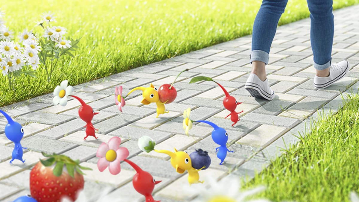 La intención de la app de Pikmin es que caminar sea más divertido