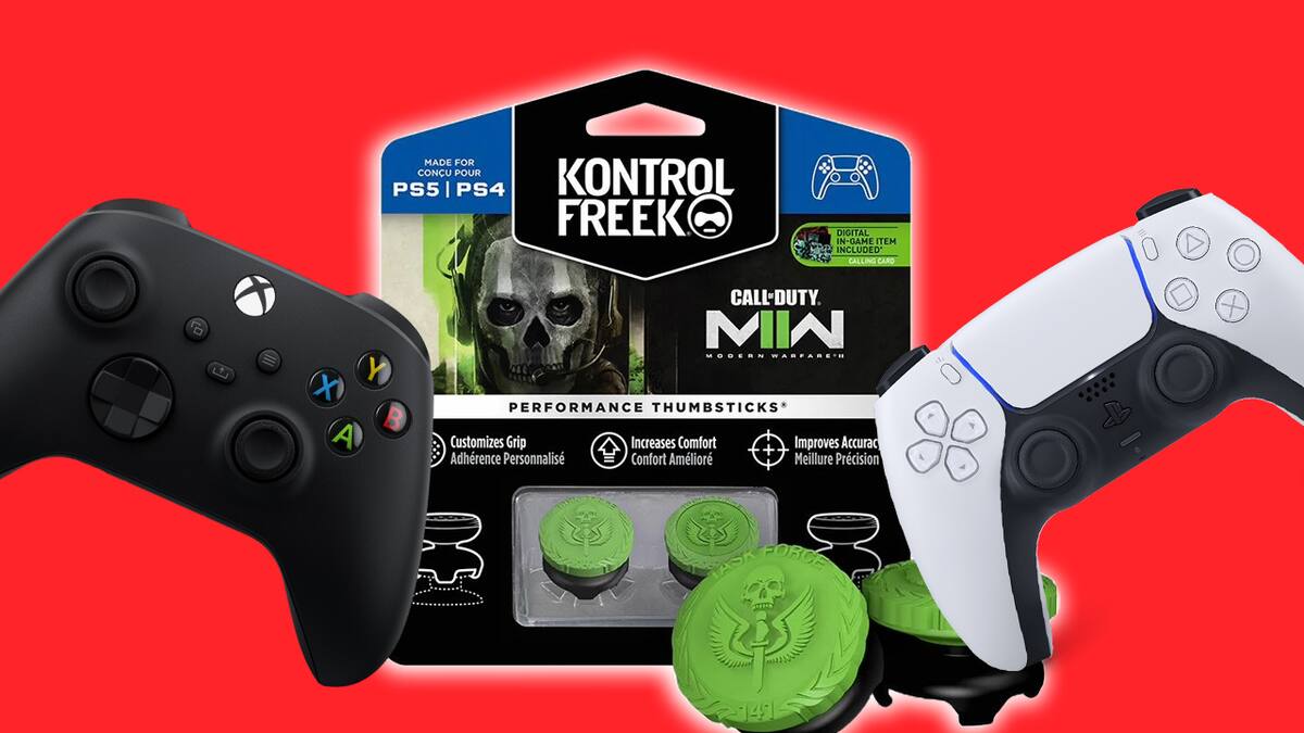 La marca Kontrolfreek se especializa en gomas para joysticks