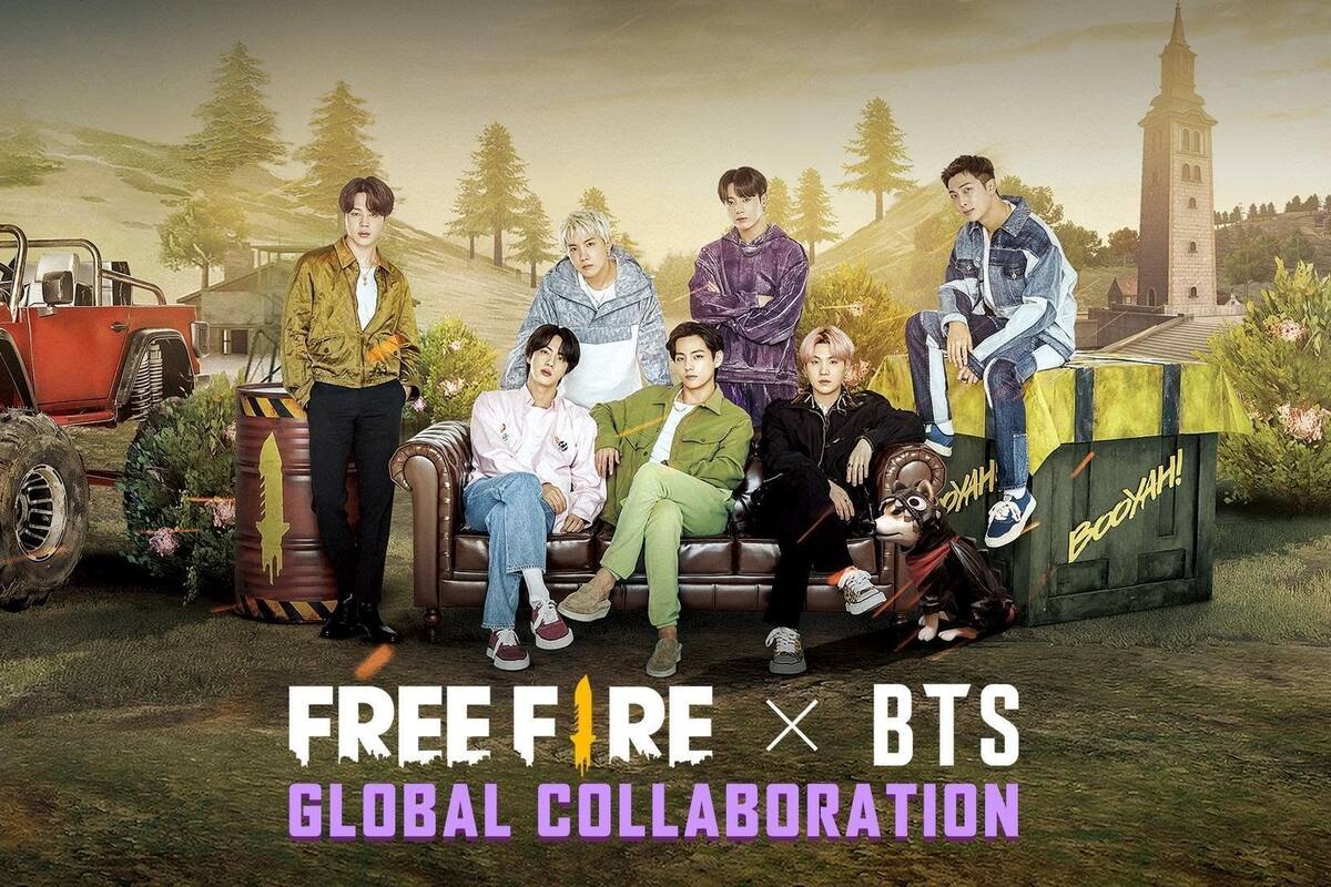 ¡Como dinamita! La famosa banda de k-pop BTS llegará a Free Fire este marzo