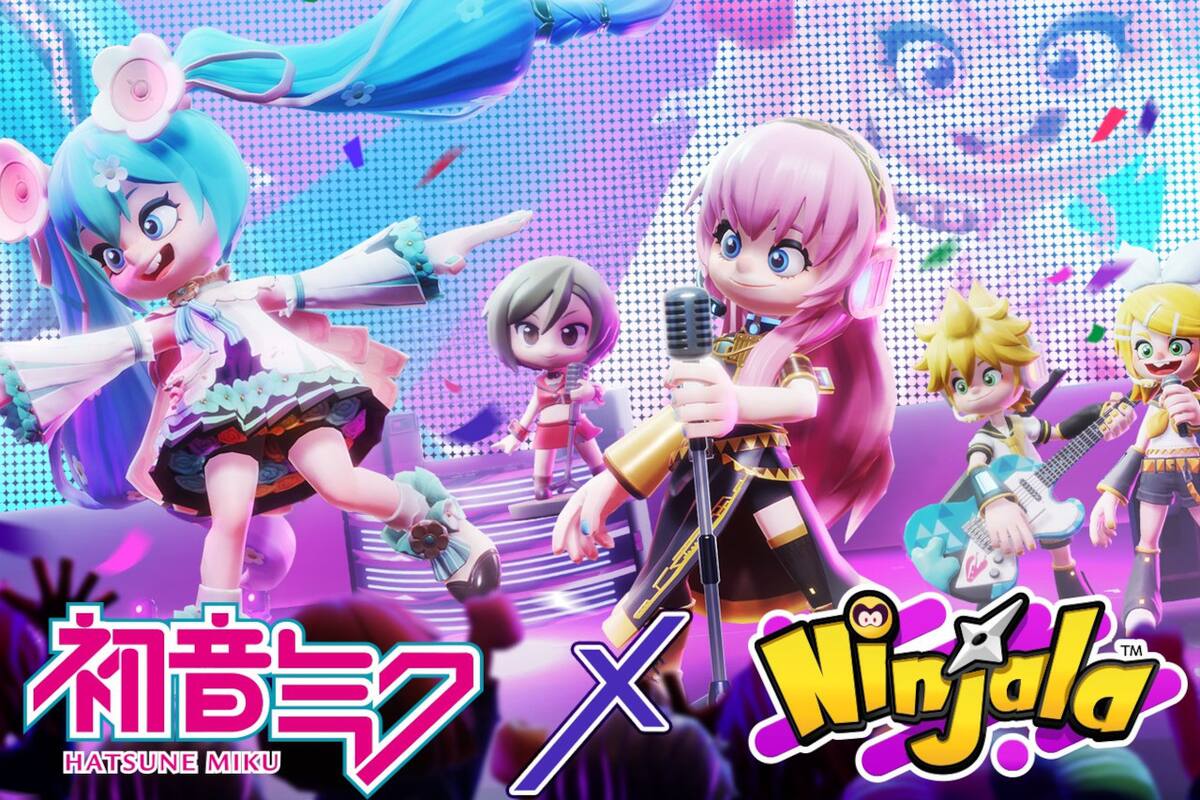 Hatsune Miku y más personajes Vocaloid aparecerán en Ninjala
