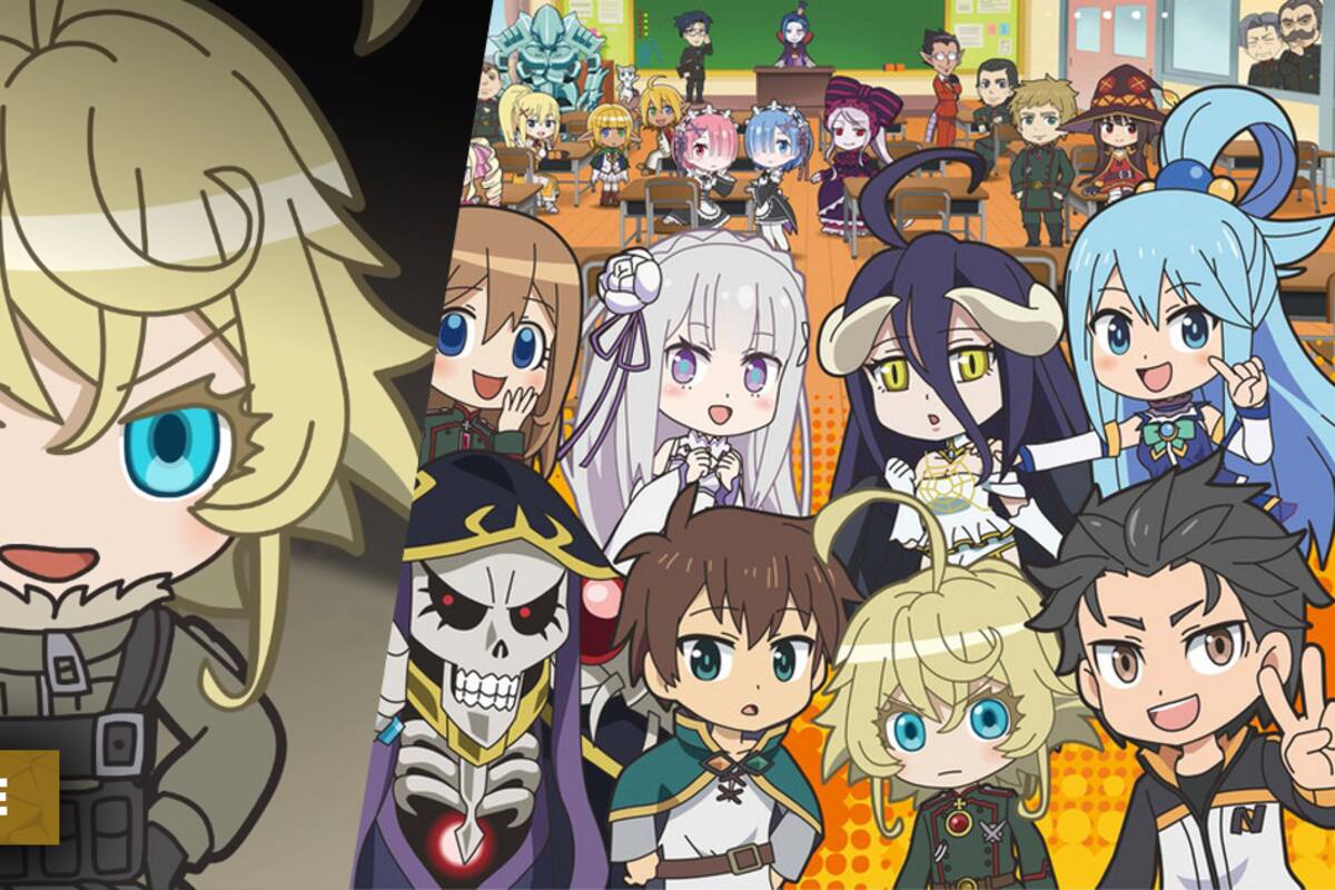 En abril llegará Isekai Quartet, crossover de Overlord, Re:Zero y más