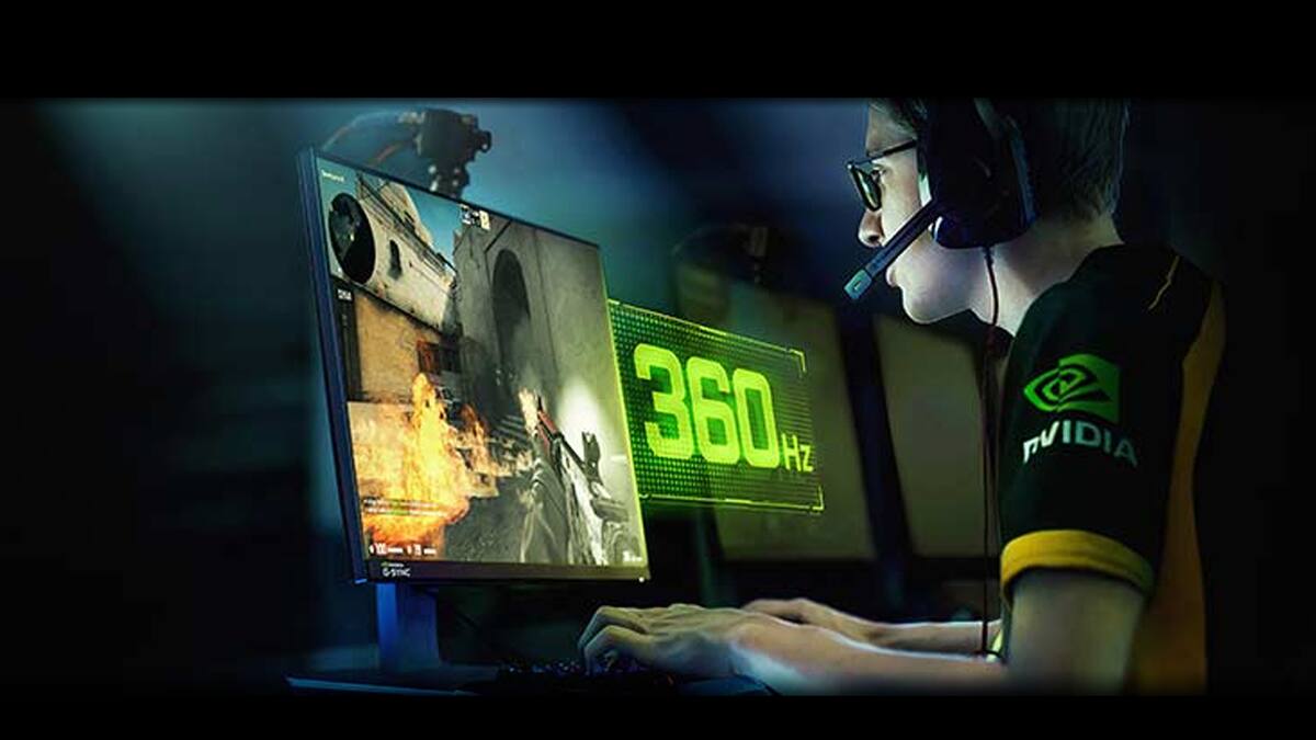 La pantalla está diseñada para los entusiastas del gaming competitivo