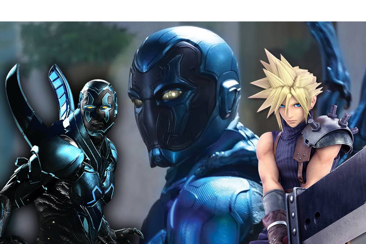 Blue Beetle tiene referencias a Injustice 2, Final Fantasy VII, Mega Man y Dragon Ball Z