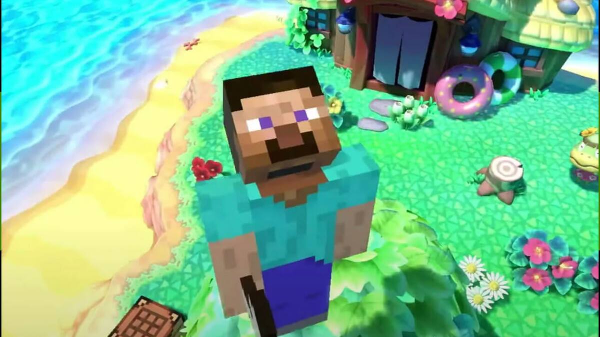 La pieza de Minecraft se colocaba en un lugar inadecuado para los estándares de la compañía japonesa