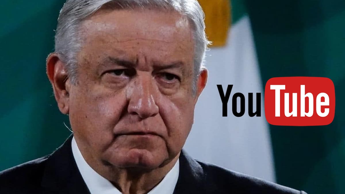 La plataforma dio de baja una conferencia del mandatario mexicano