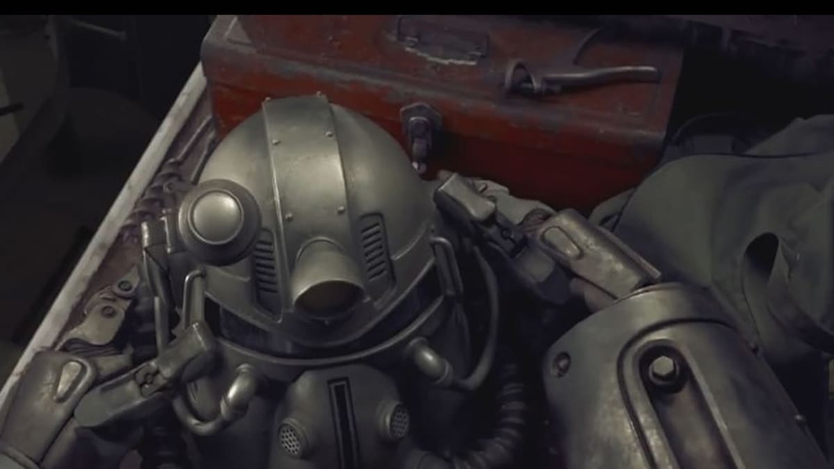 La Power Armor Edition incluye un casco T-51b y un mapa que brilla en la oscuridad