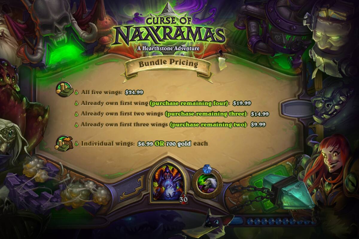 Blizzard anuncia fecha de salida de Curse of Naxxramas
