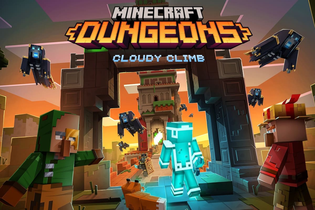 Minecraft Dungeons: Cloudy Climb, primera Aventura estacional, ya tiene fecha de debut