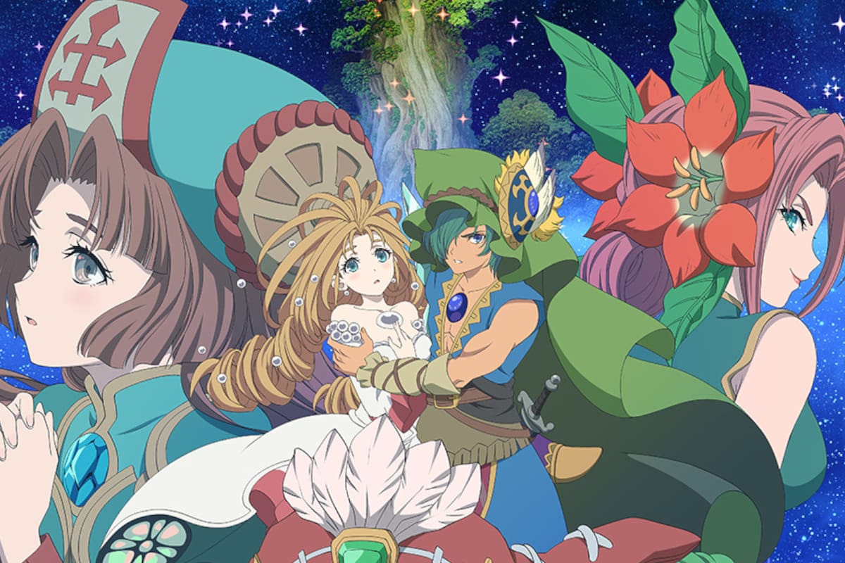 La adaptación animada de Legend of Mana presenta su arte y sus protagonistas