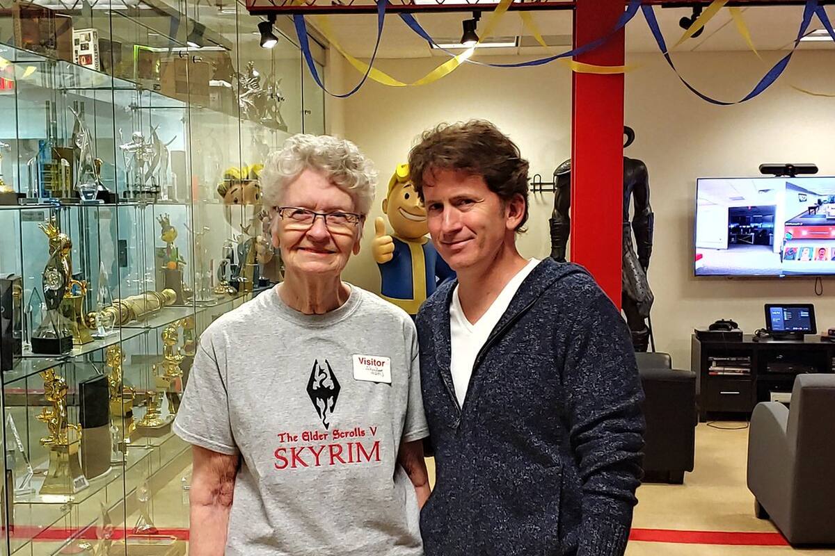 Este mod llevará a la abuela gamer Shirley Curry a Skyrim