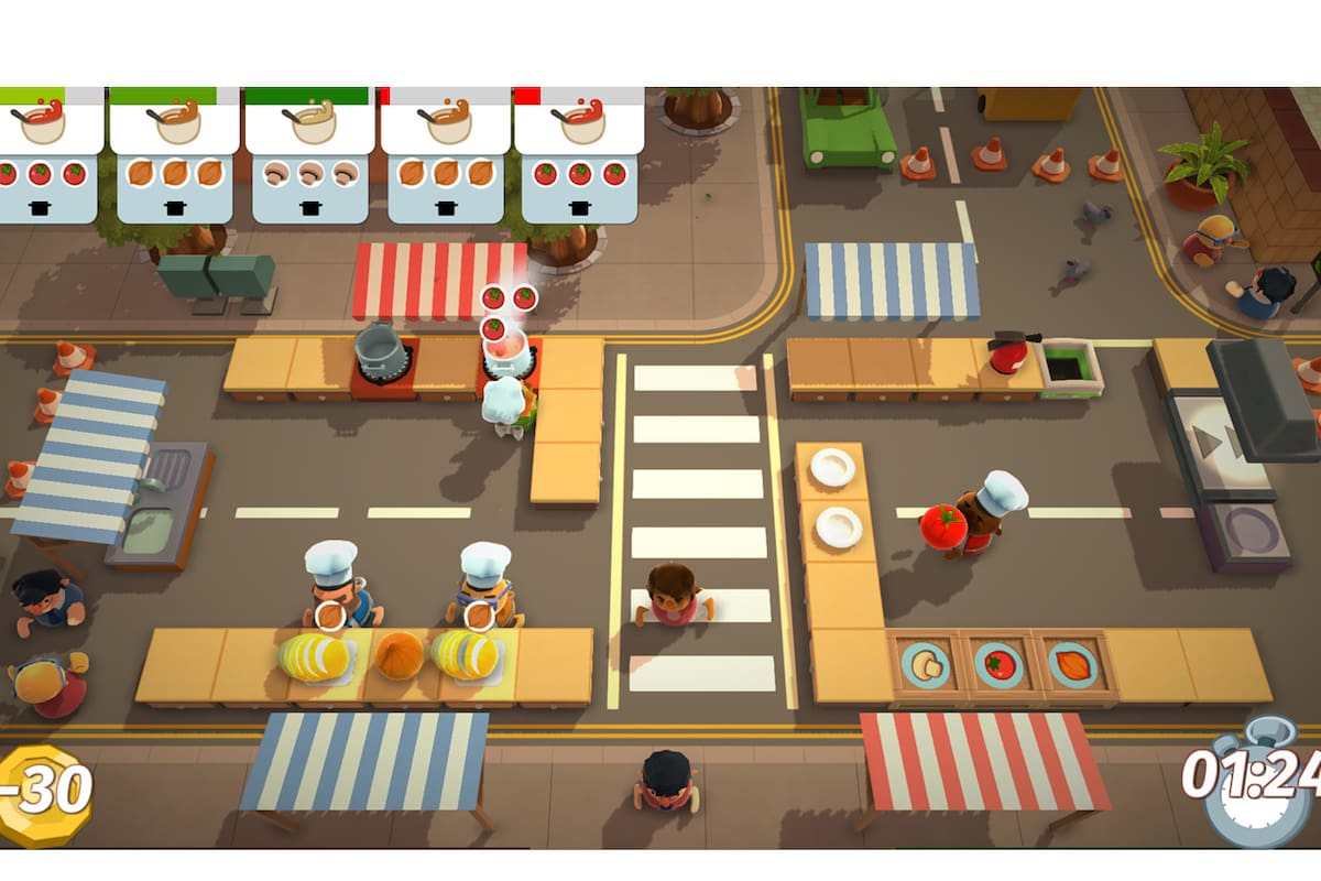 Overcooked 2 llegará a Nintendo Switch