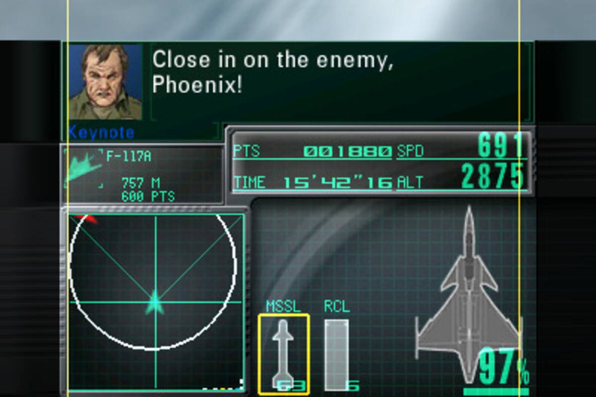 Ace Combat Assault Horizon Legacy: Vuelo en 3D