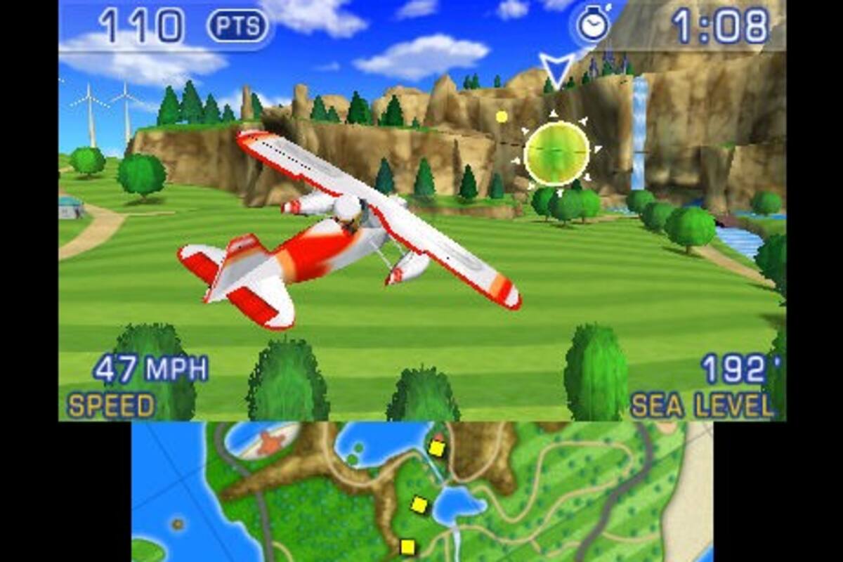 Pilotwings Resort: Vuelo portátil