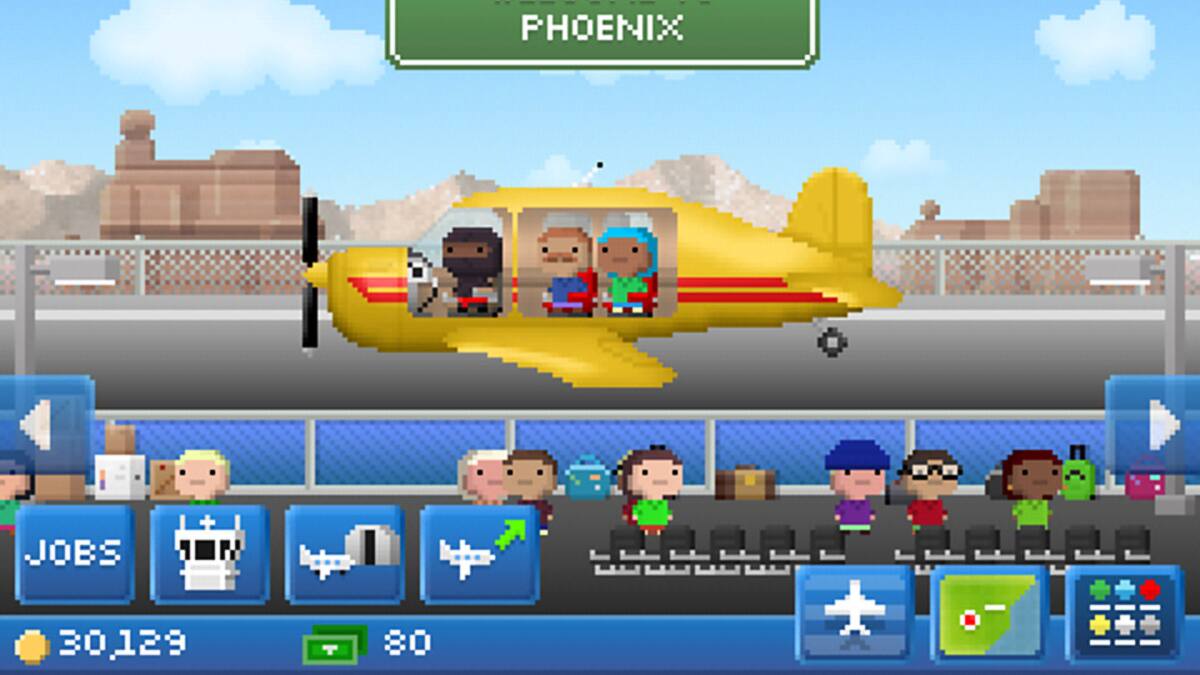 La temática será de aviones pero con la misma estética pixelada