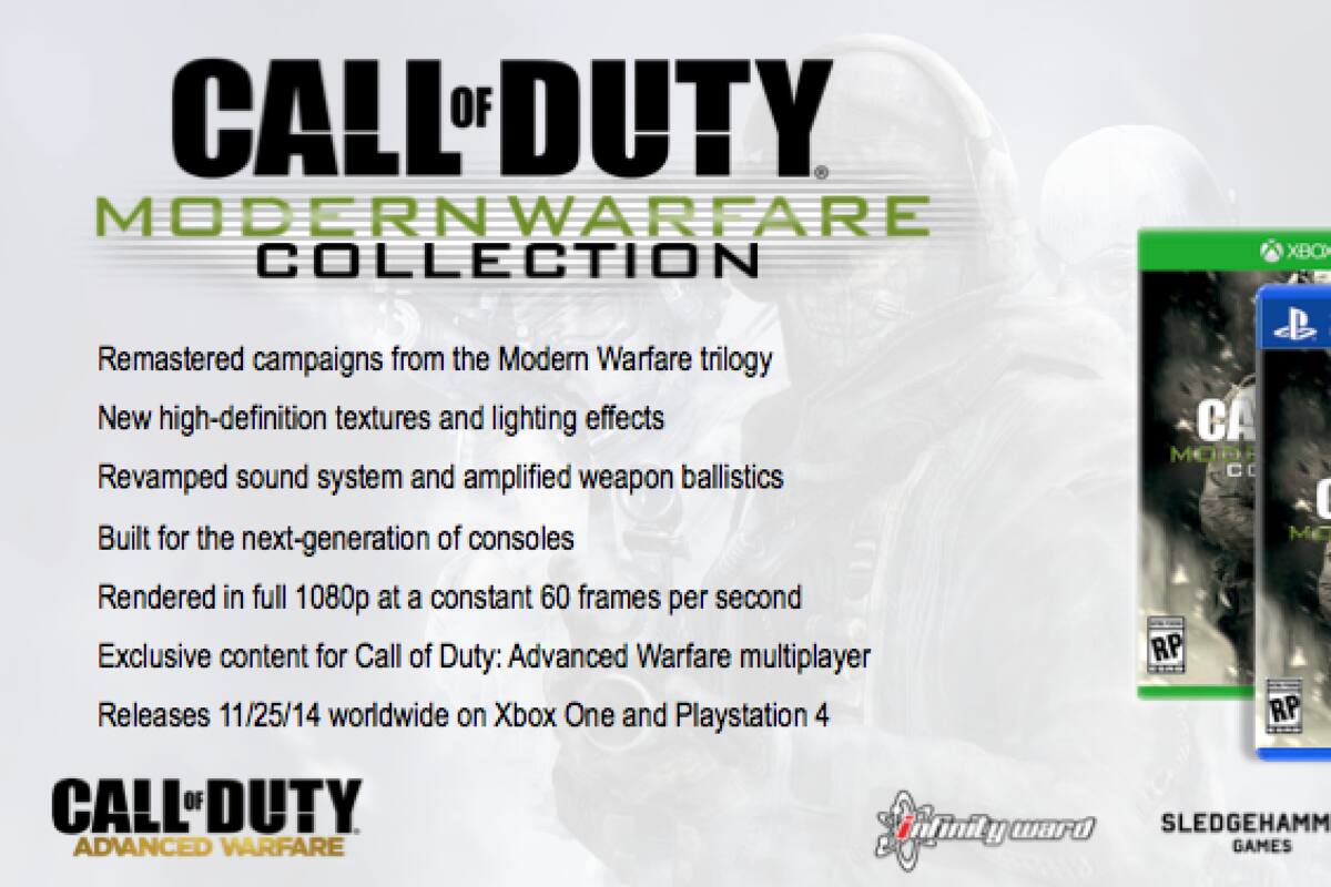 RUMOR: Activision prepara remasterización de Modern Warfare